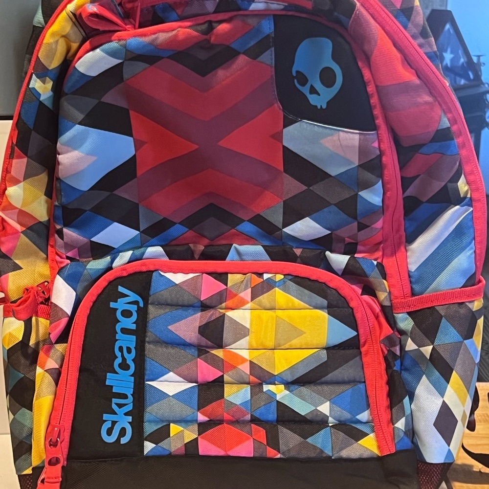 Skullcandy Multicolor Geometric Backpack